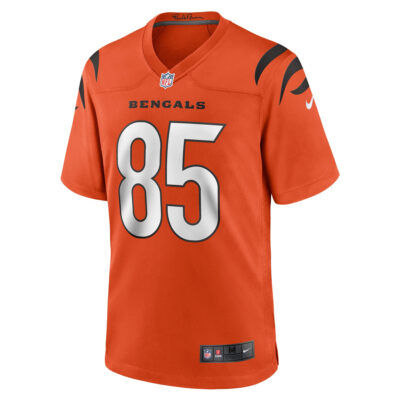 Alternative view of Chad Johnson Cincinnati Bengals Orange Alternate Game Jersey - All Stitched