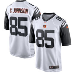 Chad Johnson Cincinnati Bengals White Alternate Game Jersey - All Stitched