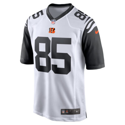 Alternative view of Chad Johnson Cincinnati Bengals White Alternate Game Jersey - All Stitched