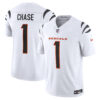 Ja'Marr Chase Cincinnati Bengals White Road Vapor F.U.S.E Limited Jersey - All Stitched