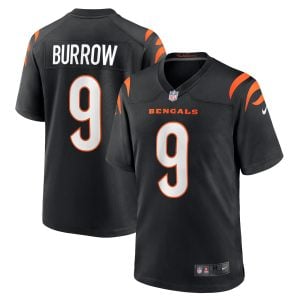 Joe Burrow Cincinnati Bengals Black Home Game Jersey - All Stitched