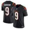 Joe Burrow Cincinnati Bengals Black Home Vapor F.U.S.E Limited Jersey - All Stitched