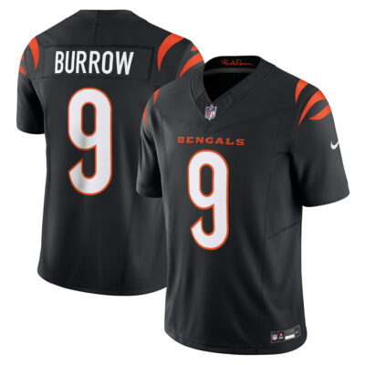 Joe Burrow Cincinnati Bengals Black Home Vapor F.U.S.E Limited Jersey - All Stitched
