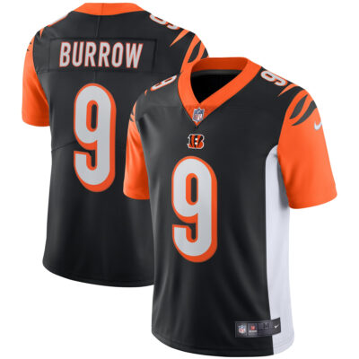 Joe Burrow Cincinnati Bengals Black Home Vapor Limited Jersey - All Stitched
