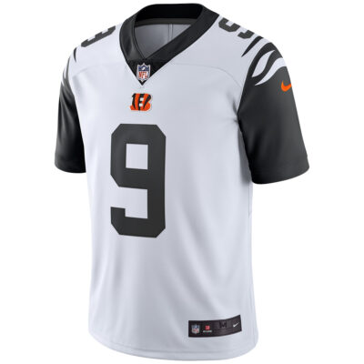 Alternative view of Joe Burrow Cincinnati Bengals White Road Vapor Limited Jersey - All Stitched