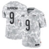 Joe Burrow Cincinnati Bengals Camo 2024 Salute To Service Jersey - All Stitched