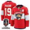 Matthew Tkachuk Florida Panthers Stanley Cup Champions Red Home Jersey - All Stitched