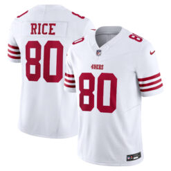 Jerry Rice San Francisco 49ers White Road Vapor F.U.S.E Limited Jersey - All Stitched