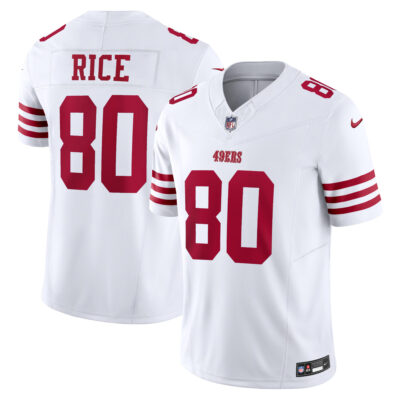 Jerry Rice San Francisco 49ers White Road Vapor F.U.S.E Limited Jersey - All Stitched