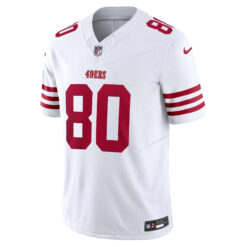 Alternative view of Jerry Rice San Francisco 49ers White Road Vapor F.U.S.E Limited Jersey - All Stitched