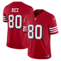 Jerry Rice San Francisco 49ers Scarlet Alternate Vapor F.U.S.E Limited Jersey - All Stitched
