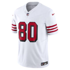 Alternative view of Jerry Rice San Francisco 49ers White Alternate Vapor F.U.S.E Limited Jersey - All Stitched