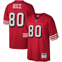 Jerry Rice San Francisco 49ers Scarlet 1990 Legacy Jersey - All Stitched