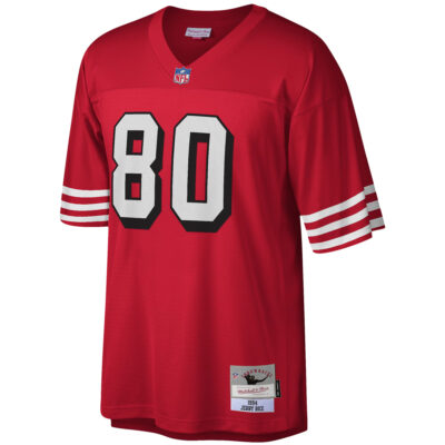 Alternative view of Jerry Rice San Francisco 49ers Scarlet 1990 Legacy Jersey - All Stitched