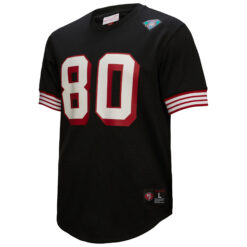 Alternative view of Jerry Rice San Francisco 49ers Black 1990 Legacy Jersey - All Stitched