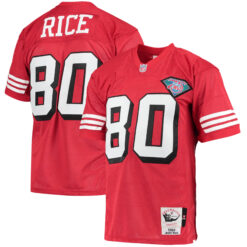 Jerry Rice San Francisco 49ers Scarlet 1994 Throwback Jersey - All Stitched