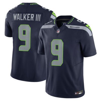 Kenneth Walker III Seattle Seahawks Navy Home Vapor F.U.S.E Limited Jersey - All Stitched