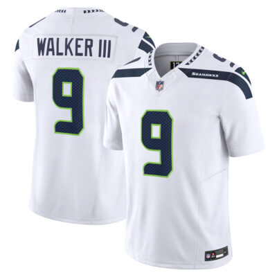 Kenneth Walker III Seattle Seahawks White Away Vapor F.U.S.E Limited Jersey - All Stitched