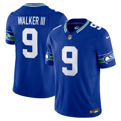 Kenneth Walker III Seattle Seahawks Royal Alternate Vapor F.U.S.E Limited Jersey - All Stitched