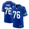 Grey Zabel Seattle Seahawks Royal Blue Alternate Game Jersey - All Stitched