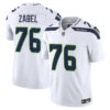 Grey Zabel Seattle Seahawks White Away Vapor F.U.S.E Limited Jersey - All Stitched