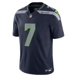Alternative view of Geno Smith Seattle Seahawks Navy Home Vapor F.U.S.E Limited Jersey - All Stitched