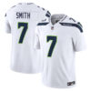 Geno Smith Seattle Seahawks White Away Vapor F.U.S.E Limited Jersey - All Stitched