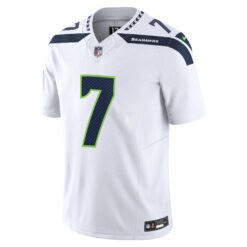 Alternative view of Geno Smith Seattle Seahawks White Away Vapor F.U.S.E Limited Jersey - All Stitched