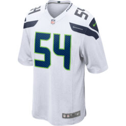 Alternative view of Bobby Wagner Seattle Seahawks White Away Game Jersey - All Stitched