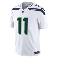 Alternative view of Jaxon Smith-Njigba Seattle Seahawks White Away Vapor F.U.S.E Limited Jersey - All Stitched