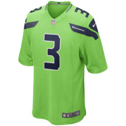 Alternative view of Nick Emmanwori Seattle Seahawks Neon Green Alternate Game Jersey - All Stitched