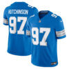 Aidan Hutchinson Detroit Lions Blue Home Vapor F.U.S.E Limited Jersey - All Stitched
