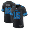 Jared Goff Detroit Lions Black Alternate Game Jersey - All Stitched