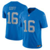 Jared Goff Detroit Lions Blue Throwback Vapor F.U.S.E Limited Jersey - All Stitched