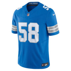 Alternative view of Penei Sewell Detroit Lions Blue Home Vapor F.U.S.E Limited Jersey - All Stitched