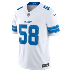 Alternative view of Penei Sewell Detroit Lions White Away Vapor F.U.S.E Limited Jersey - All Stitched