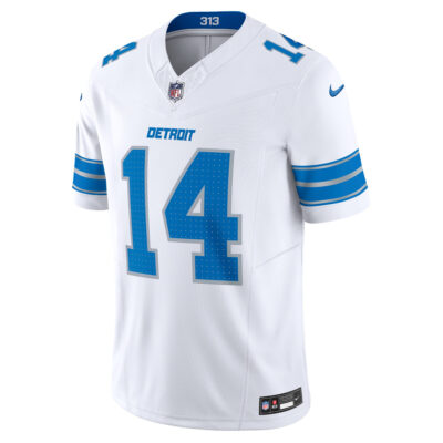 Alternative view of Amon Ra St Brown Detroit Lions White Away Vapor F.U.S.E Limited Jersey - All Stitched