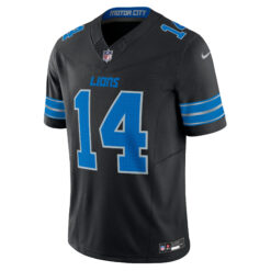 Alternative view of Amon Ra St Brown Detroit Lions Black Alternate Vapor F.U.S.E Limited Jersey - All Stitched
