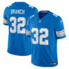 Brian Branch Detroit Lions Blue Home Vapor F.U.S.E Limited Jersey - All Stitched