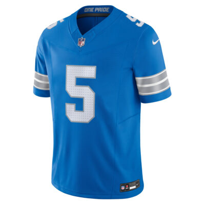 Alternative view of David Montgomery Detroit Lions Blue Home Vapor F.U.S.E Limited Jersey - All Stitched