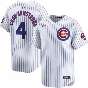 Pete Crow-Armstrong Chicago Cubs White Home Limited Jersey - All Stitched