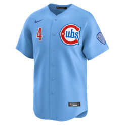 Alternative view of Pete Crow-Armstrong Chicago Cubs Blue Alternate Limited Jersey - All Stitched