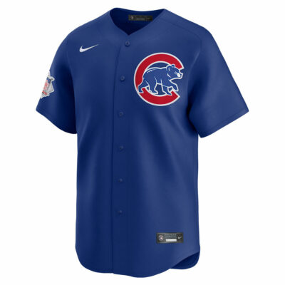 Alternative view of Pete Crow-Armstrong Chicago Cubs Royal Alternate Limited Jersey - All Stitched