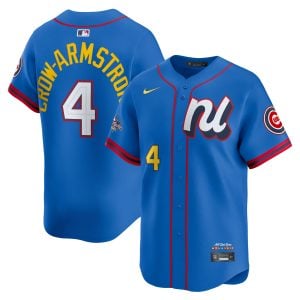 Pete Crow-Armstrong Chicago Cubs NL Blue 2025 All Star Limited Jersey - All Stitched