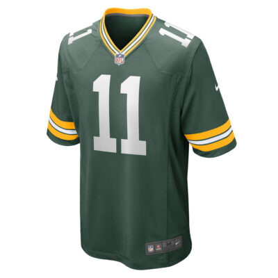 Alternative view of Jayden Reed Green Bay Packers Green Home Game Jersey - All Stitched
