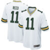 Jayden Reed Green Bay Packers White Road Game Jersey - All Stitched