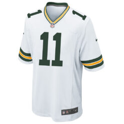 Alternative view of Jayden Reed Green Bay Packers White Road Game Jersey - All Stitched