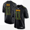 Jayden Reed Green Bay Packers Black Fashion Game Jersey - All Stitched