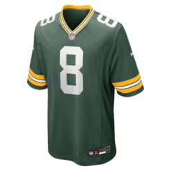 Alternative view of Josh Jacobs Green Bay Packers Green Home Game Jersey - All Stitched