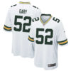 Rashan Gary Green Bay Packers White Road Game Jersey - All Stitched